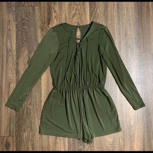 Olive Green Romper